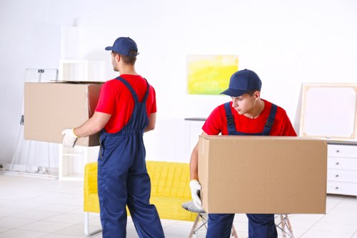 Local house removals team planning a move in Goddington