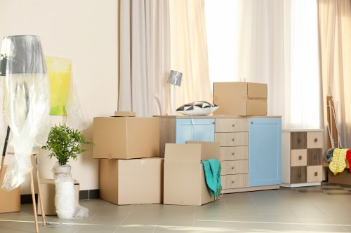 Home moving team planning a house removal in Goddington