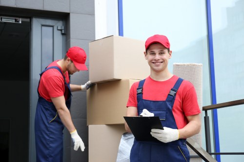 Local man with van service helping with a move in Goddington