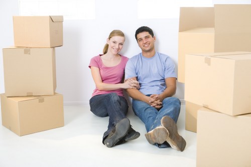 Packing and furniture handling during a local removals service