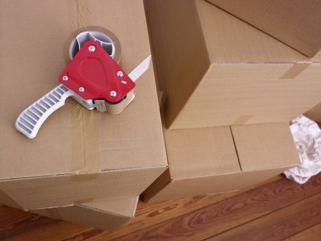 Packing office furniture and equipment for a local relocation