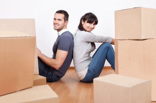 Local removals vehicle serving homes and businesses in Goddington